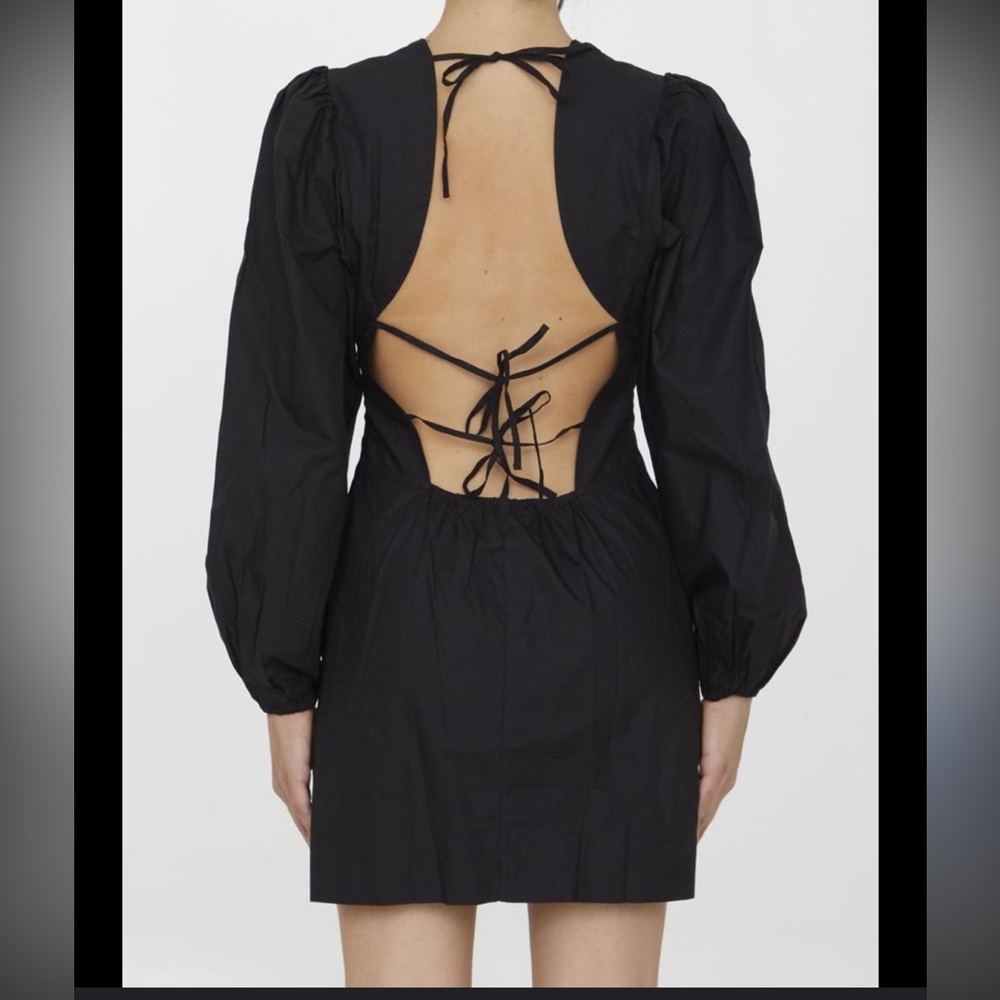 Ganni Poplin Cotton Dress